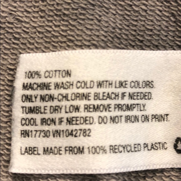 Toms Sweat Jacket Distress Style W:Hoodie . SZ XS - Picture 7 of 7